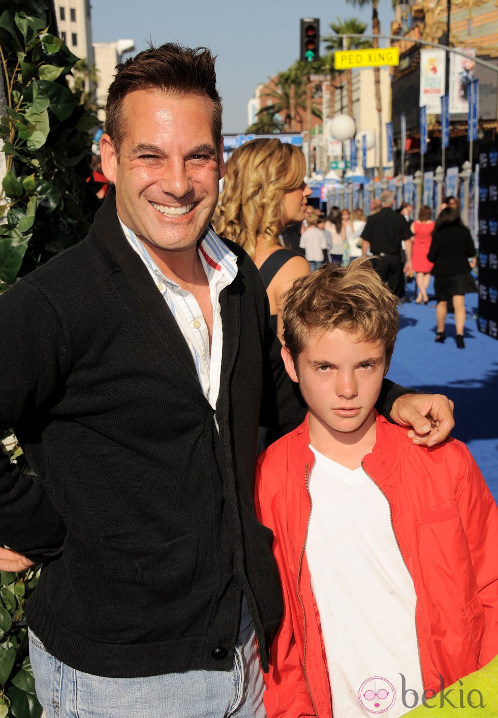 Adrian Pasdar en el estreno de 'Monstruos University' en Los Angeles