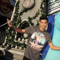 Roshon Fegan en el estreno de 'Monstruos University' en Los Angeles