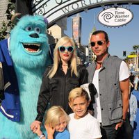 Gwen Stefani y Gavin Rossdale en el estreno de 'Monstruos University' en Los Angeles