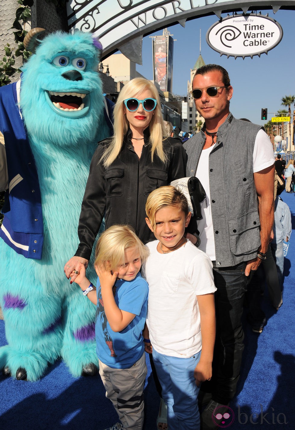 Gwen Stefani y Gavin Rossdale en el estreno de 'Monstruos University' en Los Angeles