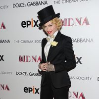 Madonna durante el estreno de 'Madonna: The MDNA Tour' en Nueva York