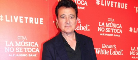 Manolo García en el concierto de Alejandro Sanz en Sevilla