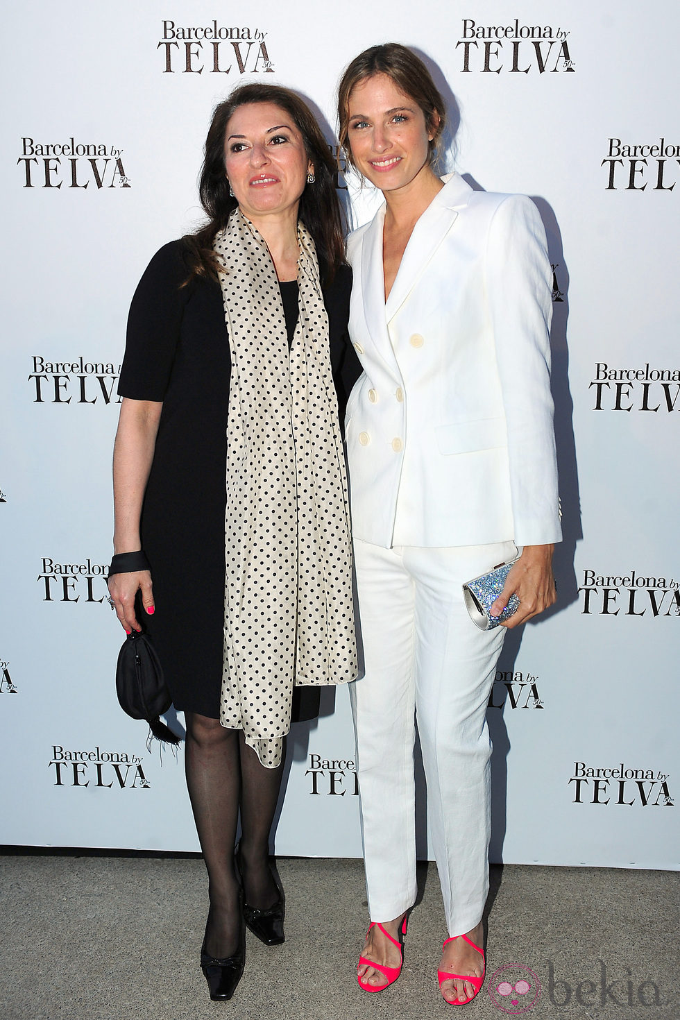 Montserrat Martí Caballé y Martina Klein en el 50 aniversario de Telva