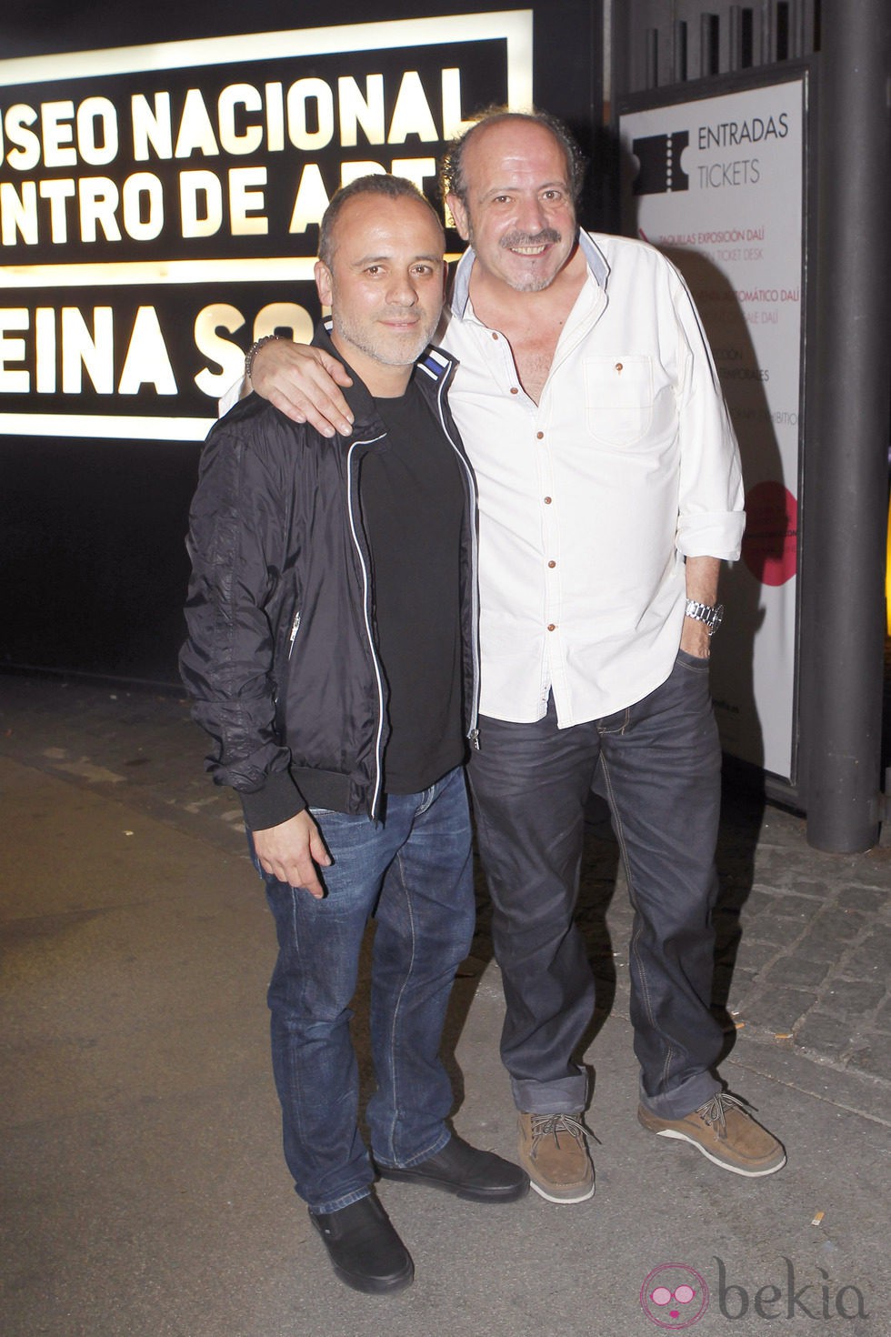 Javier Gutiérrez en la inauguración de la terraza del Museo Reina Sofía