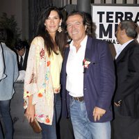 Pepe Navarro y Lorena Aznar en la inauguración de la terraza del Museo Reina Sofía