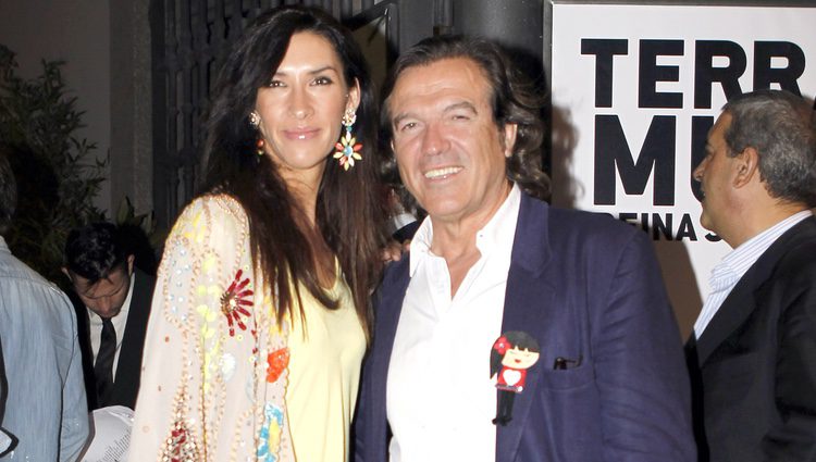 Pepe Navarro y Lorena Aznar en la inauguración de la terraza del Museo Reina Sofía