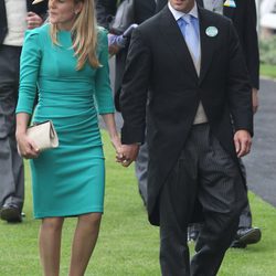 Autumn Kelly y Peter Phillips en Ascot 2013