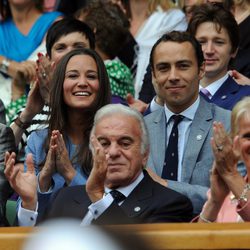 James y Pippa Middleton en el Torneo de Wimbledon 2013