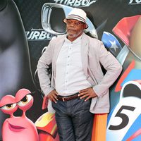 Samuel L. Jackson en la presentación de 'Turbo' en Barcelona