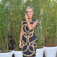 Lady Victoria Hervey en una fiesta celebrada en los jardines del Palacio de Kensington