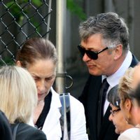 Alec Baldwin en el funeral de James Gandolfini en Nueva York