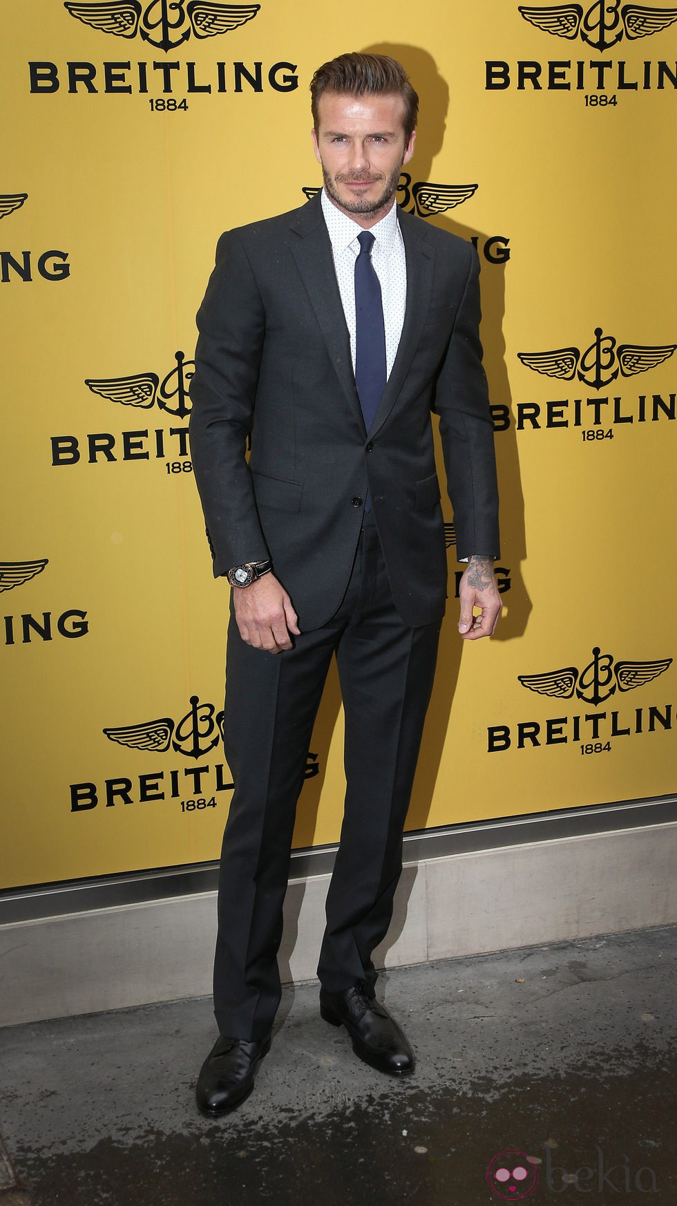 David Beckham en la inauguración de una tienda Breitling en Londres