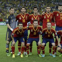 Alineación de España en la final de la Copa Confederaciones 2013