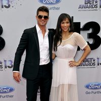 Robin Thicke y Paula Patton en los BET Awards 2013