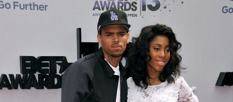 Chris Brown y Sevyn Streeter en los BET Awards 2013