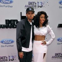 Chris Brown y Sevyn Streeter en los BET Awards 2013