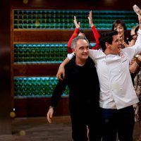 Juan Manuel celebra su victoria de 'Masterchef' junto con Ferran Adrià