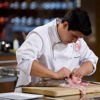 Juan Manuel cocinando en la final de 'Masterchef'