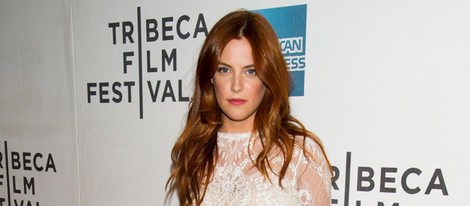 Riley Keough, la nieta de Elvis Presley, en una premiere de Nueva York