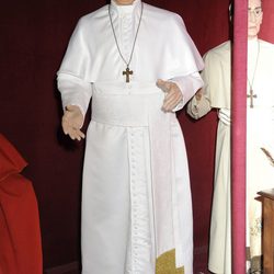 Figura de cera del Papa Francisco en el Museo de Cera de Madrid