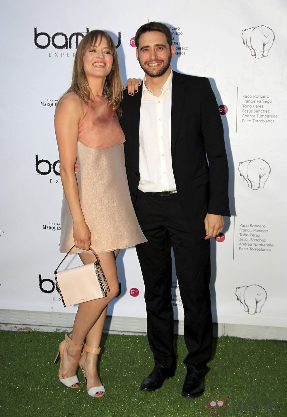 Llorenç González y Marta Larralde en la fiesta del quinto aniversario de Bambú