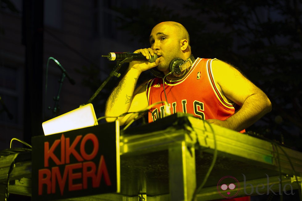 Kiko Rivera actuando en las fiesta del Orgullo Gay 2013