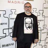 Álex de la Iglesia en la inauguración de una terraza en Madrid