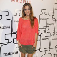 Ana Fernández en la inauguración de una terraza en Madrid