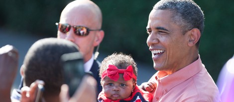 Barack Obama celebrando el Día de la Independencia en Estados Unidos