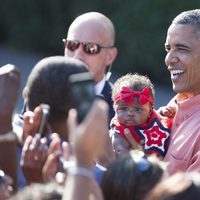 Barack Obama celebrando el Día de la Independencia en Estados Unidos