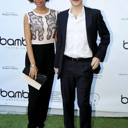 Montse Pla y Victor Clavijo en la fiesta del quinto aniversario de Bambú