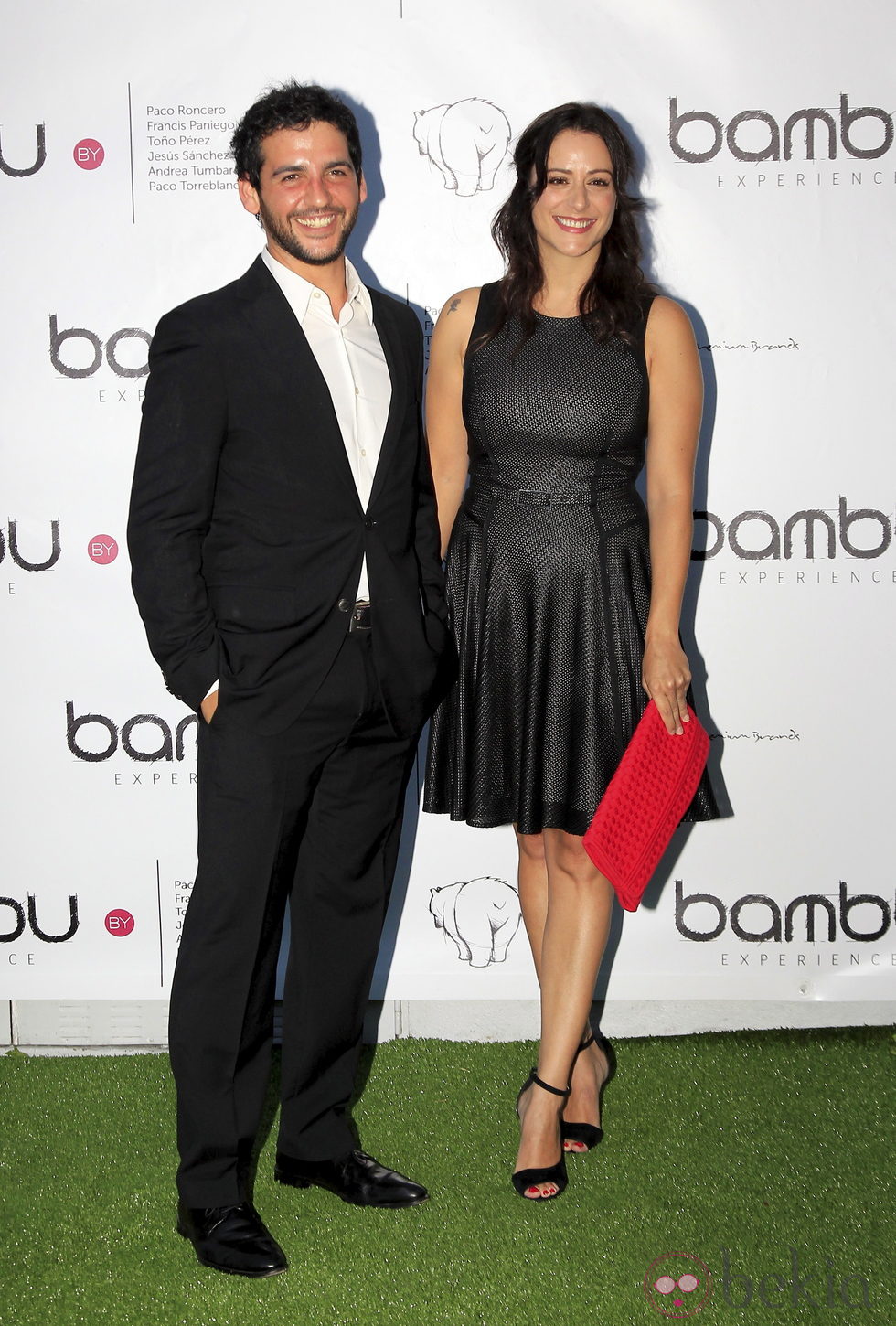 Fran Perea y Luz Valdenebro en la fiesta del quinto aniversario de Bambú