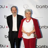 José Manuel Cervino y su mujer en la fiesta del quinto aniversario de Bambú