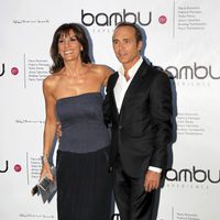 Pastora Vega y Juan Ribó en la fiesta del quinto aniversario de Bambú