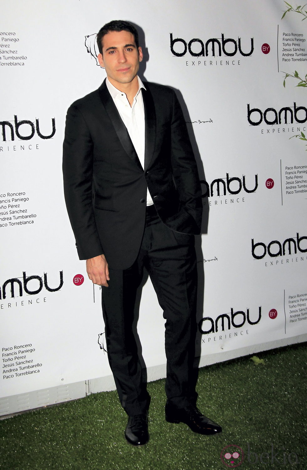 Miguel Ángel Silvestre en la fiesta del quinto aniversario de Bambú