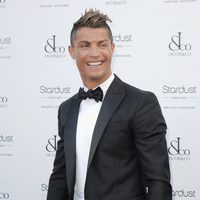 Cristiano Ronaldo durante un cóctel en Mónaco