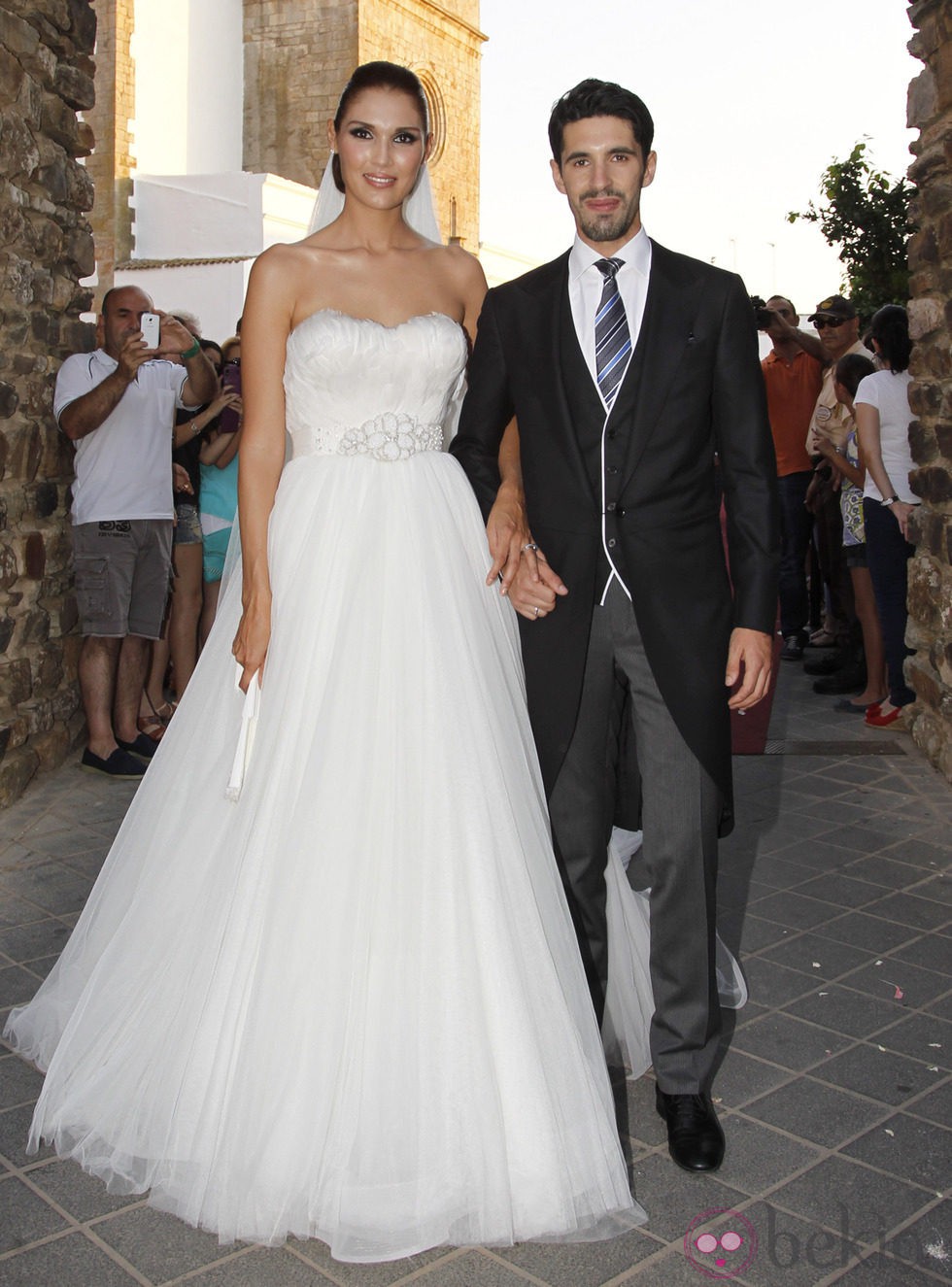 Alejandro Talavante y Yessica Ramírez el día de su boda