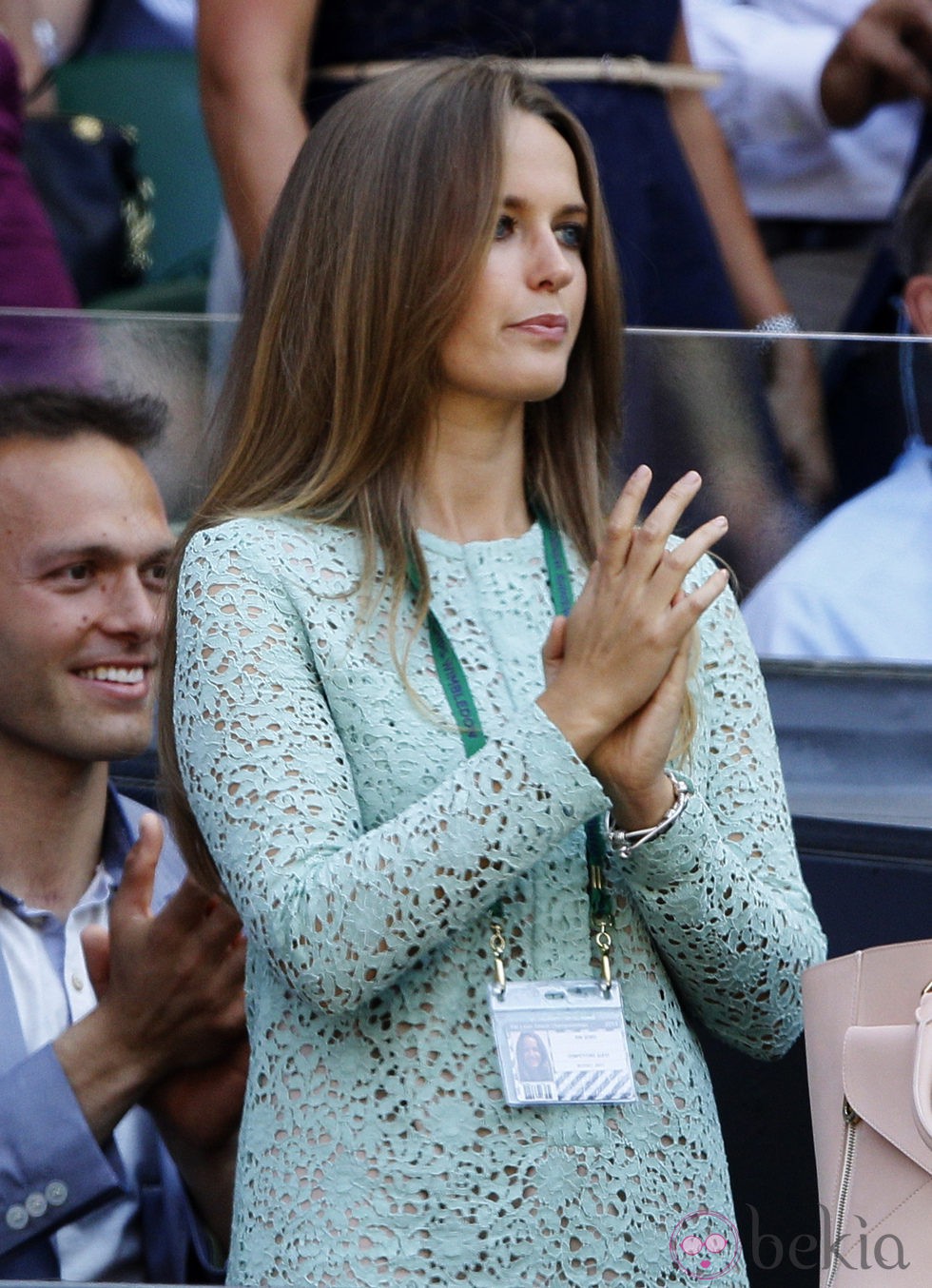 Kim Sears en la final de Wimbledon 2013