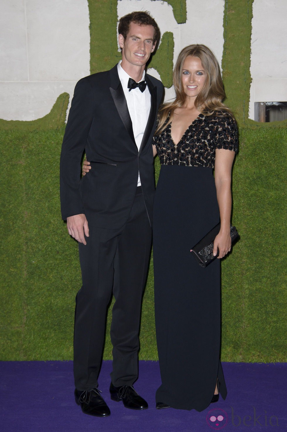 Andy Murray y su novia Kim Sears en la fiesta de celebración de su victoria en Wimbledon 2013