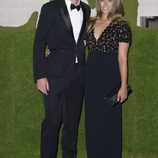 Andy Murray y su novia Kim Sears en la fiesta de celebración de su victoria en Wimbledon 2013