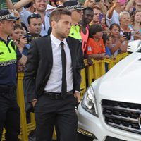 Jordi Alba en la boda de Xavi Hernández y Nuria Cunillera