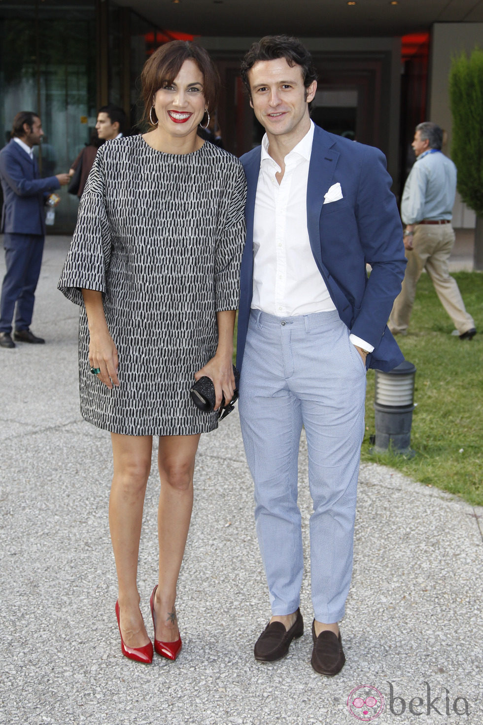 Toni Acosta y Diego Martín en el desfile Madrid Fashion Show Men