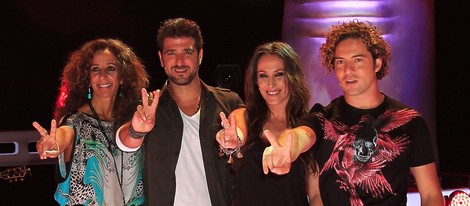 Rosario Flores, Antonio Orozco, Malú y David Bisbal presentan la segunda edición de 'La Voz'