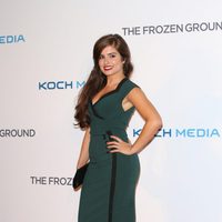 Rachel Shenton en la premier de 'The Frozen Ground' en Londres