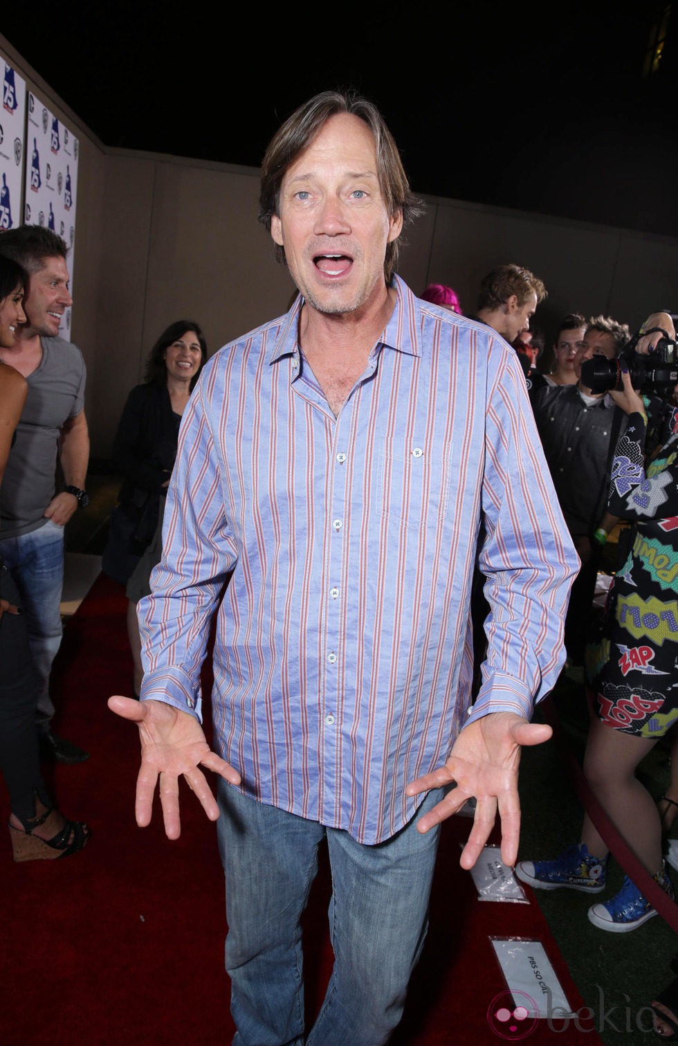 Kevin Sorbo celebrando el 75 aniversario de 'Superman' en el Comic-con 2013