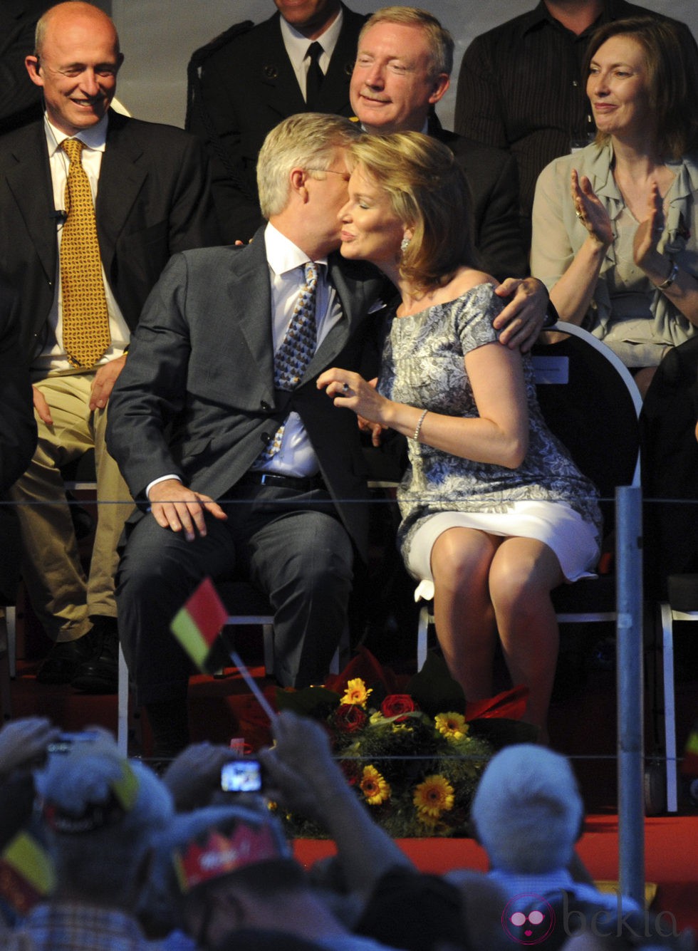 Felipe y Matilde de Bélgica en el National Ball de Bruselas