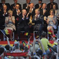 Los reyes de los Belgas y sus sucesores en el National Ball de Bruselas