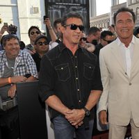 Sylvester Stallone y Arnold Schwarzenegger en la Comic-Con 2013