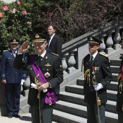 El Rey Felipe de Bélgica visita la Tumba del Soldado Desconocido