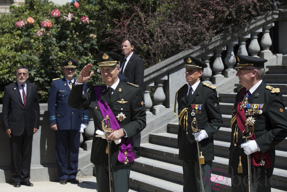 El Rey Felipe de Bélgica visita la Tumba del Soldado Desconocido